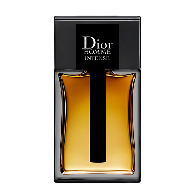 Dior Homme Intense Dior Homme Intense perfume bottle on a white background