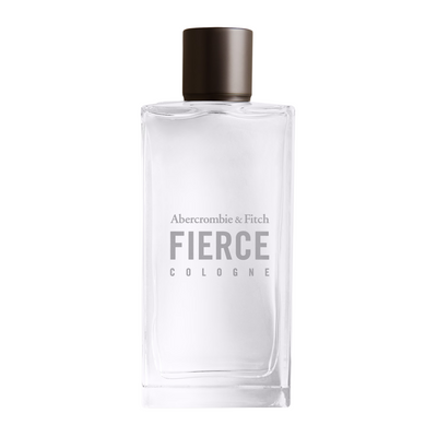 Fierce Cologne Perfume bottle labeled 'Fierce Cologne' on a white background