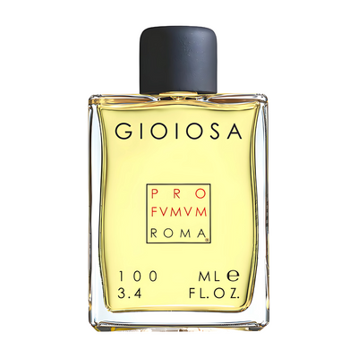 Gioiosa Profumum Roma Perfume bottle with 'Gioiosa' branding on a white background